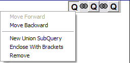 Union sub-query operations