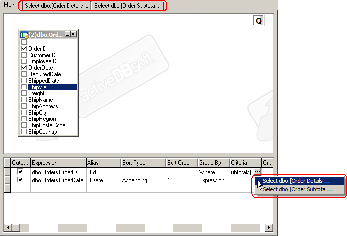 Getting access to a sub-query