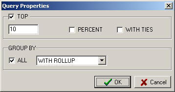 SQL Server Query Properties