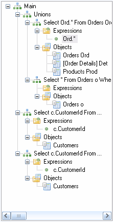 Navigating the query tree in Active Query Builder - User's Guide