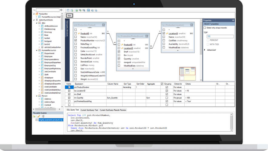 Active Query Builder component