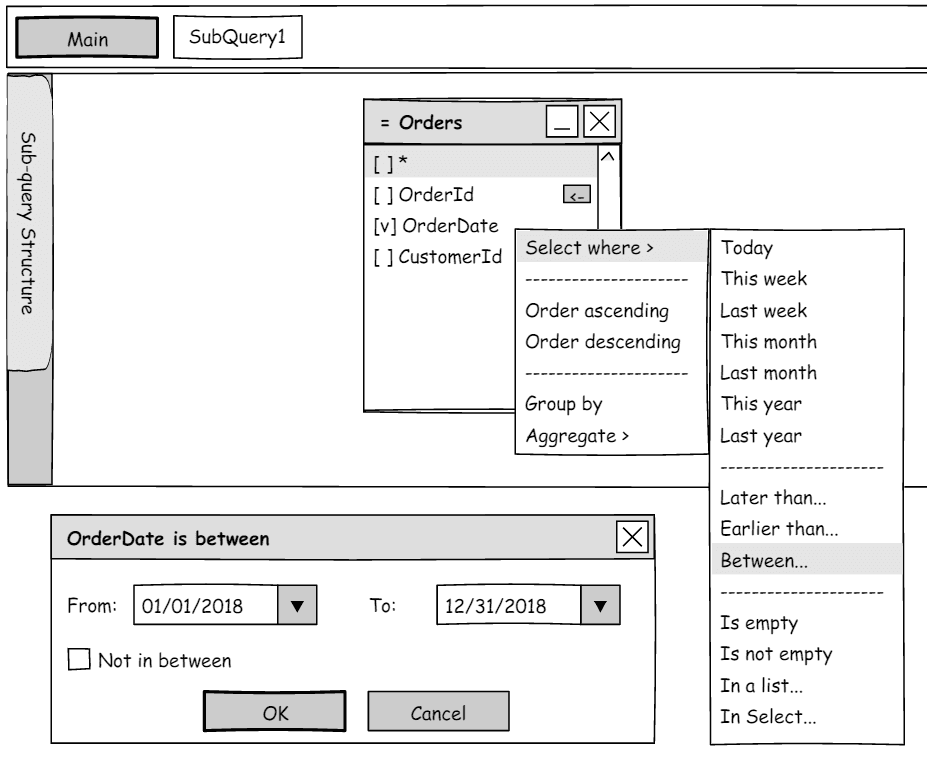 Much faster visual and programming SQL query building in the new major version!